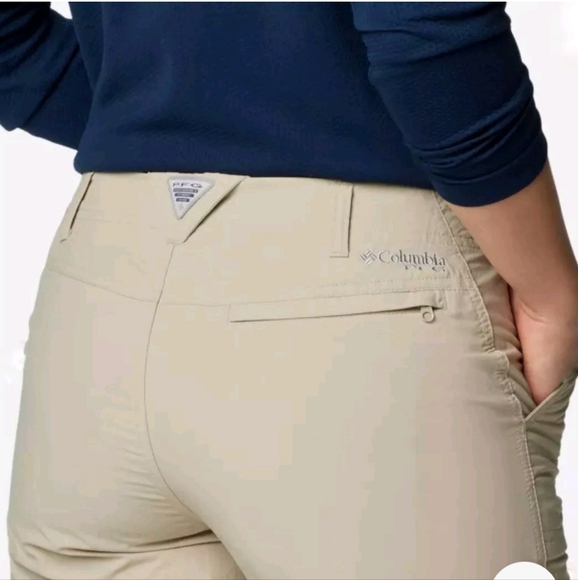 Women's Columbia PFG Fishing Roll Up Pant SIZES 4 - Picture 5 of 12